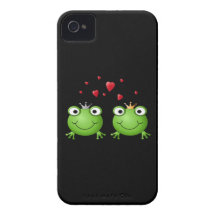 Frosch-Paare mit Herzen Case-Mate iPhone 4 Hülle