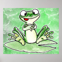 Frosch-Plakat