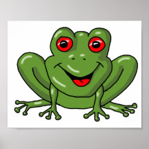 Frosch Plakatdrucke