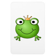 Frosch-Prinz. Glücklicher Frosch Eckige Magnete