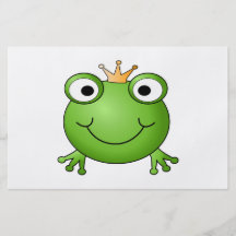 Frosch-Prinz. Glücklicher Frosch Flyer