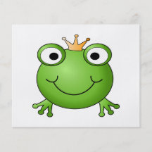 Frosch-Prinz. Glücklicher Frosch Flyerbedruckung