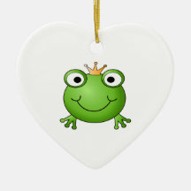 Frosch-Prinz. Glücklicher Frosch Weihnachtsbaum Ornament