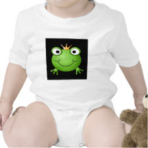 Frosch-Prinz. Lächelnder Frosch mit einer Krone Tshirt