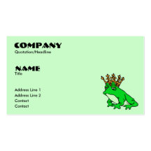 Frosch-Prinz Profile/Visitenkarte