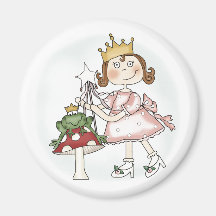 Frosch-Prinzessin Kühlschrankmagnet