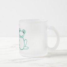 Frösche mit Herzen Kaffee Tassen