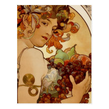 Frucht - Herbst 1897 Postkarte
