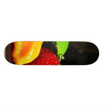 Frucht-Stillleben Srawberry Erdbeerkalke Pepp Individuelles Skateboard