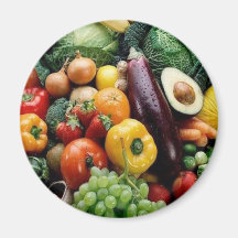 FRUCHT U. GEMÜSE KÜHLSCHRANKMAGNETE