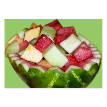 Frucht-Wassermelone-Visitenkarten