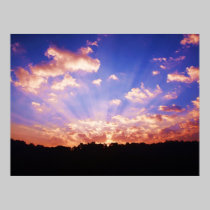 Früher Sonnenaufgang poster