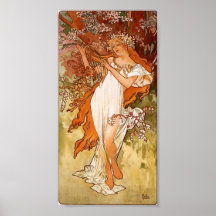 Frühling Alphons Mucha Plakate