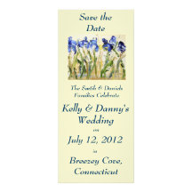 Frühling, der Save the Date Wedding ist Individuelle Ankündigungskarte