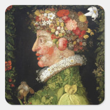 Frühling, eine Reihe, welche die vier Jahreszeiten Sticker