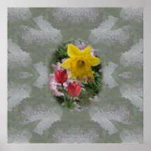 Frühlings-Blumen Plakat