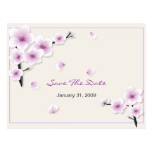 Frühlings-Blüte Save the Date, die Mitteilung Wedd Postkarten