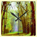 Frühlings-helle Wanduhr wanduhren