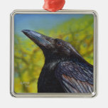 Frühlings-Himmel-Krähen-Raben-Malerei-Kunst Weinachtsornamente