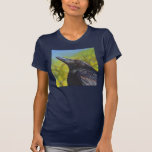 Frühlings-Himmel-Raben-Krähen-T-Shirt T-Stück