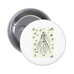 Frühlings-Sommer-Hochzeit Anstecknadelbuttons