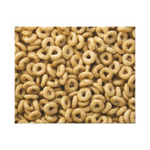Frühstückskost aus Getreideringe Gespannte Galeriedrucke