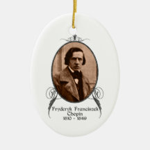 Fryderyk Franciszek Chopin Verzierung Weihnachtsbaum Ornament
