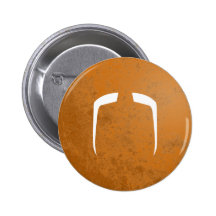 Fu Manchu-Schnurrbart Buttons
