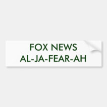 FUCHS NEWSAL-JA-FEAR-AH - Besonders angefertigt Auto Sticker