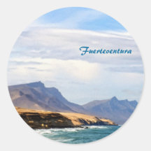 Fuerteventura, malender Effekt Aufkleber