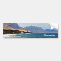 Fuerteventura, malender Effekt Auto Sticker