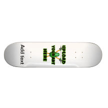 Fügen Sie Text diesem coolen Leopard Skateboard hi Individuelles Deck