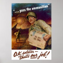 Führen Sie die Munition Plakat