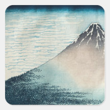 Fuji in klarem Weather Stickers