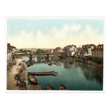 Fulda-Brücke, Cassel (d.h., Kassel), Hessen-Nassau Postkarten