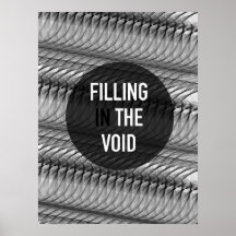 Füllen [herein] der Lücke Poster