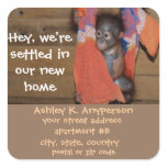 Fun Baby Orangutan Change of Address  Labels aufkleber