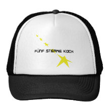 fünf Sterne Koch Ikone Baseballmützen