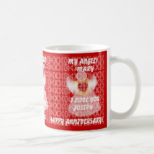 Fünfzehnte Hochzeit Jahrestag-Fertigen besonders a Kaffee Haferl