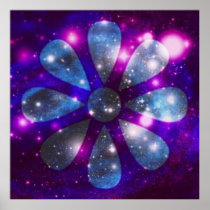 Funkelnde AstralBlume poster