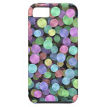 Funkelnde Regenbogen-Tupfen iPhone 5 Etui