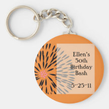 Funky BlumenKeychain Gastgeschenk Schlüsselanhänger