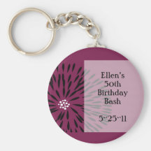 Funky BlumenKeychain Gastgeschenk Schlüsselband