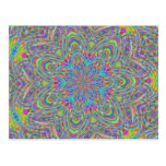 Funky geometrische 60er Entwurfs-Art Postkarten