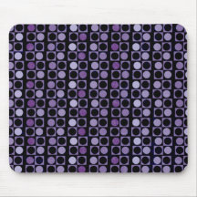 Funky lila Punkte Mousepad