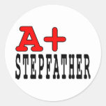 Funny Gifts for Stepfathers : A+ Stepfather Sticker