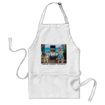 Funny Surfer Dog/Lab Apron schürzen