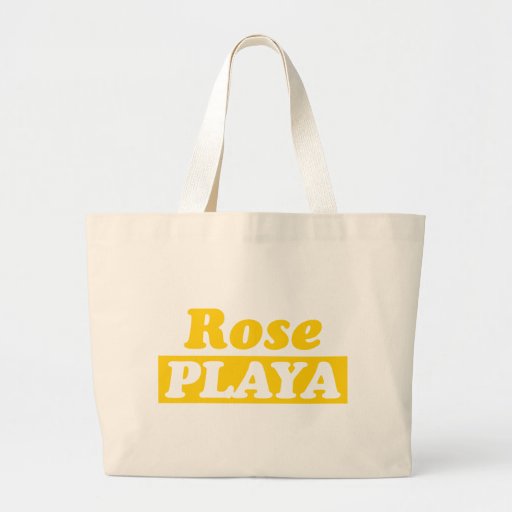 Funy Rose Playa golden Einkaufstasche