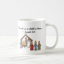Für an uns ist ein Kind geboren Kaffeehaferl