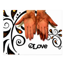 Für die Liebe des Hennastrauches Postkarte